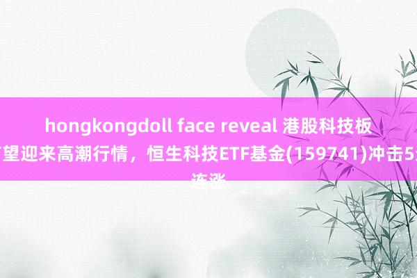 hongkongdoll face reveal 港股科技板块有望迎来高潮行情，恒生科技ETF基金(159741)冲击5连涨