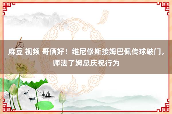 麻豆 视频 哥俩好！维尼修斯接姆巴佩传球破门，师法了姆总庆祝行为