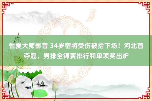 性爱大师影音 34岁宿将受伤被抬下场！河北首夺冠，男排全锦赛排行和单项奖出炉