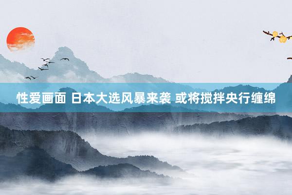 性爱画面 日本大选风暴来袭 或将搅拌央行缠绵