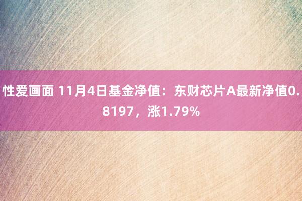 性爱画面 11月4日基金净值：东财芯片A最新净值0.8197，涨1.79%