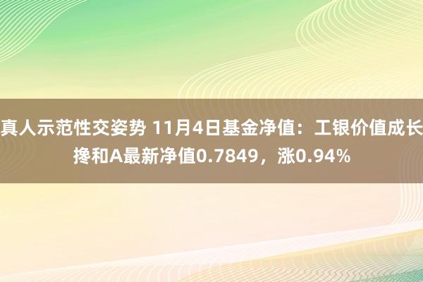 真人示范性交姿势 11月4日基金净值：工银价值成长搀和A最新净值0.7849，涨0.94%