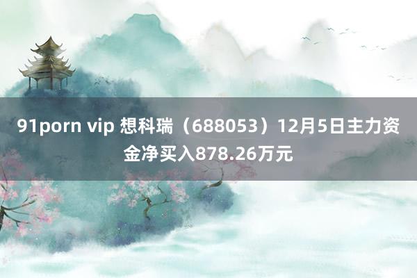 91porn vip 想科瑞（688053）12月5日主力资金净买入878.26万元