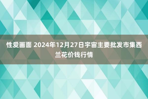 性爱画面 2024年12月27日宇宙主要批发市集西兰花价钱行情