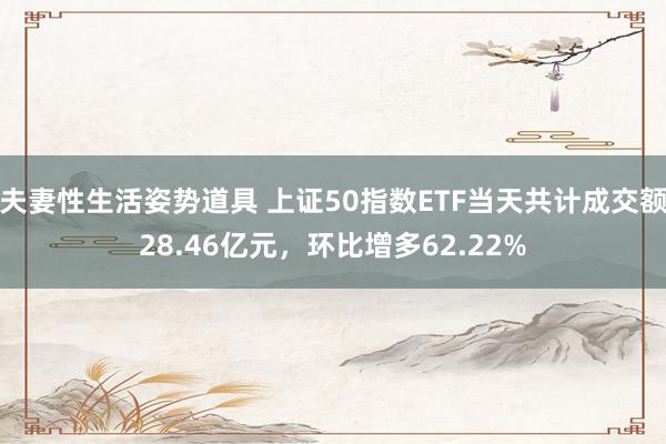 夫妻性生活姿势道具 上证50指数ETF当天共计成交额28.46亿元，环比增多62.22%