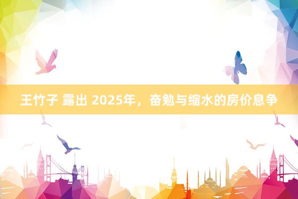 王竹子 露出 2025年，奋勉与缩水的房价息争