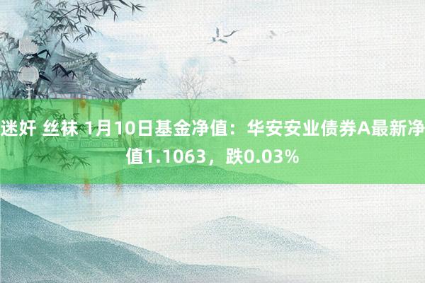 迷奸 丝袜 1月10日基金净值：华安安业债券A最新净值1.1063，跌0.03%