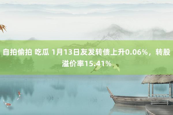 自拍偷拍 吃瓜 1月13日友发转债上升0.06%，转股溢价率15.41%